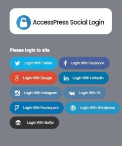 Accesspress social login - EspacePlugins - Gpl plugins cheap