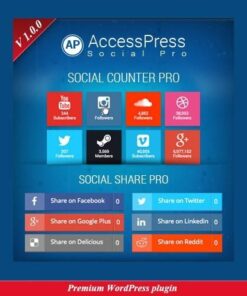 Accesspress social pro - EspacePlugins - Gpl plugins cheap