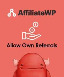 Affiliatewp allow own referrals - EspacePlugins - Gpl plugins cheap