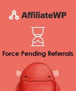 Affiliatewp force pending referrals - EspacePlugins - Gpl plugins cheap