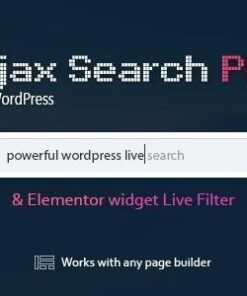 Ajax search pro live wordpress search and filter plugin - EspacePlugins - Gpl plugins cheap