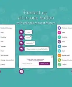 All in one support button and callback request whatsapp messenger telegram livechat and more… - EspacePlugins - Gpl plugins cheap