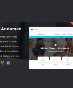 Andaman creative and business wordpress theme - EspacePlugins - Gpl plugins cheap
