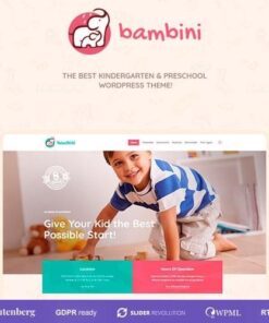 Bambini pre school and kindergarten theme - EspacePlugins - Gpl plugins cheap