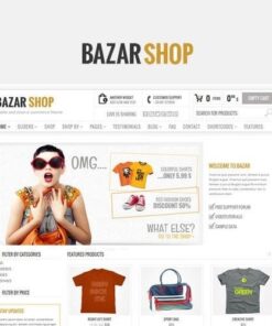 Bazar shop multi purpose e commerce theme - EspacePlugins - Gpl plugins cheap