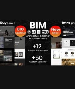 Bim architecture and interior design elementor wordpress theme - EspacePlugins - Gpl plugins cheap