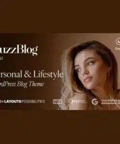 Buzz personal and lifestyle wordpress blog theme with dark mode - EspacePlugins - Gpl plugins cheap