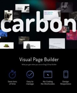 Carbon clean minimal multipurpose wordpress theme - EspacePlugins - Gpl plugins cheap