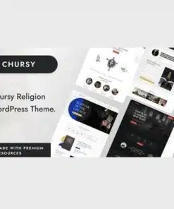 Chursy church religious wordpress theme - EspacePlugins - Gpl plugins cheap
