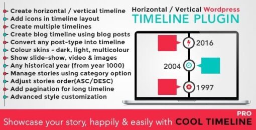 Cool timeline pro wordpress timeline plugin - EspacePlugins - Gpl plugins cheap
