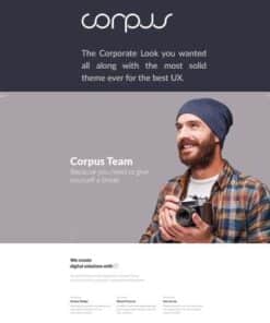 Corpus responsive corporate wordpress theme - EspacePlugins - Gpl plugins cheap