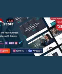 Creote corporate and consulting business wordpress theme - EspacePlugins - Gpl plugins cheap