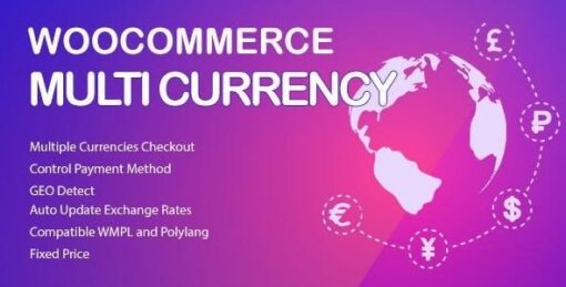 Woocommerce multi currency currency switcher - EspacePlugins - Gpl plugins cheap