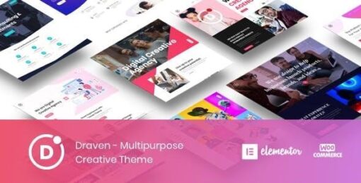 Draven multipurpose creative theme - EspacePlugins - Gpl plugins cheap