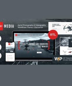 Drone media aerial photography and videography wordpress theme and elementor - EspacePlugins - Gpl plugins cheap