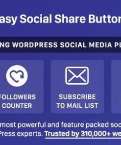 Easy social share buttons for wordpress - EspacePlugins - Gpl plugins cheap
