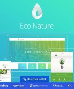 Eco nature environment and ecology wordpress theme - EspacePlugins - Gpl plugins cheap
