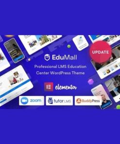 Edumall professional lms education center wordpress theme - EspacePlugins - Gpl plugins cheap