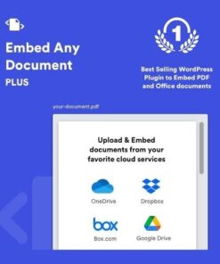 Embed any document plus wordpress plugin - EspacePlugins - Gpl plugins cheap