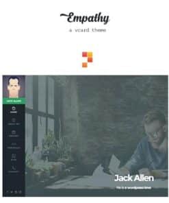 Empathy a vcard wordpress theme - EspacePlugins - Gpl plugins cheap