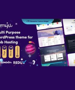 Emyui multipurpose web hosting wordpress theme - EspacePlugins - Gpl plugins cheap