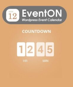 Eventon event countdown - EspacePlugins - Gpl plugins cheap