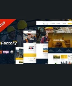 Factory hub industry and construction wordpress theme - EspacePlugins - Gpl plugins cheap