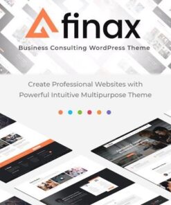 Finax responsive business consulting wordpress theme - EspacePlugins - Gpl plugins cheap