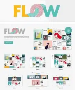 Flow a fresh creative blog theme - EspacePlugins - Gpl plugins cheap