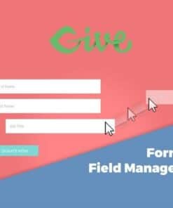 Give form field manager - EspacePlugins - Gpl plugins cheap