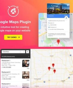 Google maps wordpress map plugin - EspacePlugins - Gpl plugins cheap