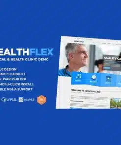 Healthflex doctor medical clinic and health wordpress theme - EspacePlugins - Gpl plugins cheap