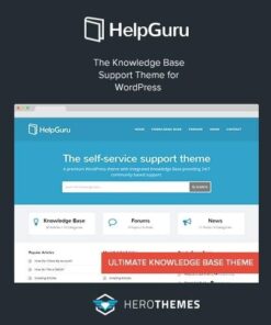 Helpguru a self service knowledge base wordpress theme - EspacePlugins - Gpl plugins cheap