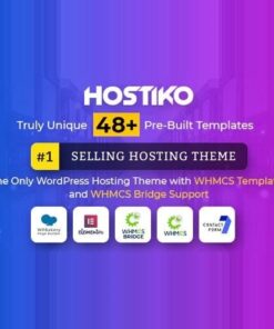 Hostiko wordpress whmcs hosting theme - EspacePlugins - Gpl plugins cheap