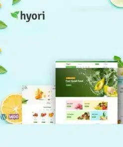 Hyori organic food woocommerce theme - EspacePlugins - Gpl plugins cheap