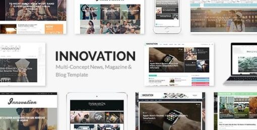 Innovation multi concept news magazine and blog theme - EspacePlugins - Gpl plugins cheap