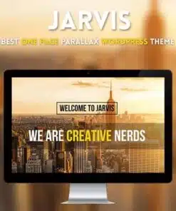 Jarvis onepage parallax wordpress theme - EspacePlugins - Gpl plugins cheap