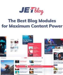 Jetblog blogging package for elementor page builder - EspacePlugins - Gpl plugins cheap