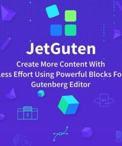 Jetguten blocks set addon for gutenberg editor - EspacePlugins - Gpl plugins cheap