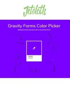 Jetsloth gravity forms color picker - EspacePlugins - Gpl plugins cheap