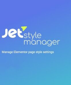 Jetstylemanager for elementor - EspacePlugins - Gpl plugins cheap