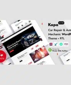 Kapa car repair and auto services elementor wordpress theme - EspacePlugins - Gpl plugins cheap