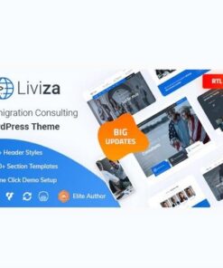 Liviza immigration consulting wordpress theme - EspacePlugins - Gpl plugins cheap