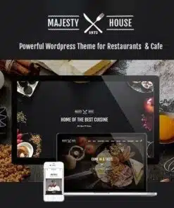 Majesty restaurant woocommerce wordpress theme - EspacePlugins - Gpl plugins cheap