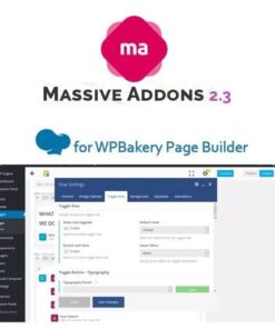 Massive addons for wpbakery page builder - EspacePlugins - Gpl plugins cheap