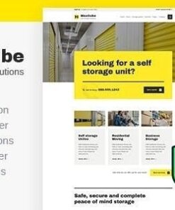 Maxcube moving and self storage relocation business wordpress theme - EspacePlugins - Gpl plugins cheap
