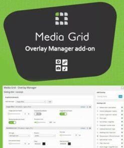Media grid overlay manager add on - EspacePlugins - Gpl plugins cheap