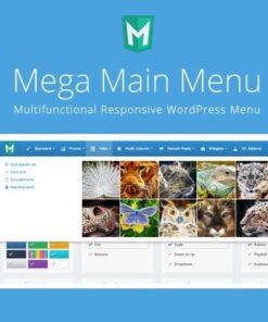 Mega main menu wordpress menu plugin - EspacePlugins - Gpl plugins cheap