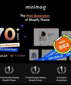 Minimog the next generation shopify theme - EspacePlugins - Gpl plugins cheap