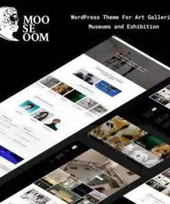 Mooseoom art gallery museum and exhibition wordpress - EspacePlugins - Gpl plugins cheap